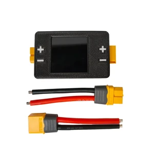 Power Meter Aircraft Model Battery Voltage Capacity Tester, DC Power Analyzer, Portable Battery Power Monitor, 8-150V 25A, Wattage Display, XT60 Connector Power Meter Aircraft Model Battery Voltage Capacity Tester, DC Power Analyzer, Portable Battery Power Monitor, 8-150V 25A, Wattage Display, XT60 Connector