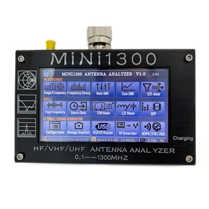 2024 Upgraded Mini1300 Antenna Analyzer 0.1-1300MHz with 4.3 Inch TFT LCD Touch Screen,Portable Vector Network Analyzer with SMA Calibration Kits,HF/VHF/UHF All Bands 2024 Upgraded Mini1300 Antenna Analyzer 0.1-1300MHz with 4.3 Inch TFT LCD Touch Screen,Portable Vector Network Analyzer with SMA Calibration Kits,HF/VHF/UHF All Bands