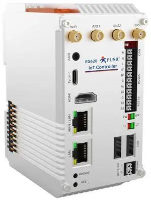 PUSR Industrial Mini Computer LTE CAT4 WiFi Ethernet GNSS Linux OS Cortex A53 Edge Computing Expandable IoT Controller USR-EG628 PUSR Industrial Mini Computer LTE CAT4 WiFi Ethernet GNSS Linux OS Cortex A53 Edge Computing Expandable IoT Controller USR-EG628