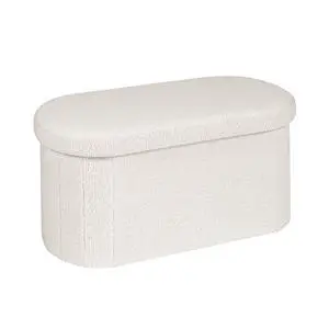 B FSOBEIIALEO Ottoman with Storage for Living Room, Sherpa Folding Storage Ottoman Foot Rest, 30 Inches Collapsible Bedroom Bench White Cream B FSOBEIIALEO Ottoman with Storage for Living Room, Sherpa Folding Storage Ottoman Foot Rest, 30 Inches Collapsible Bedroom Bench White Cream