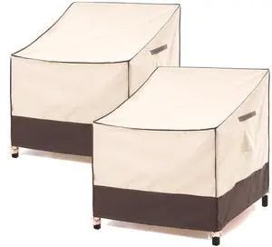 F&J Outdoors Patio Chair Covers Waterproof Outdoor Deep Seat Chair Cover, 35" W x 39" D x 36" H, 2Pack F&J Outdoors Patio Chair Covers Waterproof Outdoor Deep Seat Chair Cover, 35" W x 39" D x 36" H, 2Pack