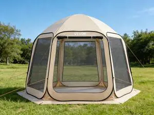 Pop Up Screen House Tent VEVOR 10 x 9.2 FT Pop-Up Screen Room with Awning, Portable Screen Tent Gazebo for 48 Person, Instant Screen Canopy with Carry Bag for Patio Backyard Camping Pop Up Screen House Tent VEVOR 10 x 9.2 FT Pop-Up Screen Room with Awning, Portable Screen Tent Gazebo for 48 Person, Instant Screen Canopy with Carry Bag for Patio Backyard Camping