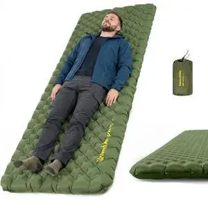 Naturehike 27oz Ultralight Sleeping Pad, Insulated Inflatable Sleeping Pad 4.6R, Lightweight Sleeping Mat for Camping, Hiking, Backpacking, with Air Pump Sack Naturehike 27oz Ultralight Sleeping Pad, Insulated Inflatable Sleeping Pad 4.6R, Lightweight Sleeping Mat for Camping, Hiking, Backpacking, with Air Pump Sack