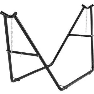 Homgava Universal 2-Person Hammock Stand, 660LBS Capacity,Heavy Duty Steel Hammock Stand, Fits 9.6-14ft Hammocks, Indoor and Outdoor Universal Hammock Stands,Black Homgava Universal 2-Person Hammock Stand, 660LBS Capacity,Heavy Duty Steel Hammock Stand, Fits 9.6-14ft Hammocks, Indoor and Outdoor Universal Hammock Stands,Black