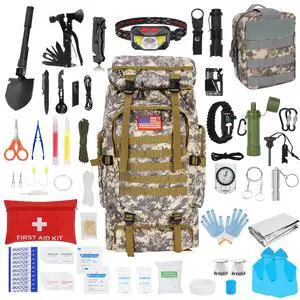 Skywod,Survival Gear Professional Kit and Large Camping Backpack,First Aid Kit for Adventure Outdoor Hiking Accessories Skywod,Survival Gear Professional Kit and Large Camping Backpack,First Aid Kit for Adventure Outdoor Hiking Accessories