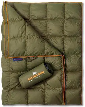 Mega Puffy Down Blanket (Olive) Mega Puffy Down Blanket (Olive)