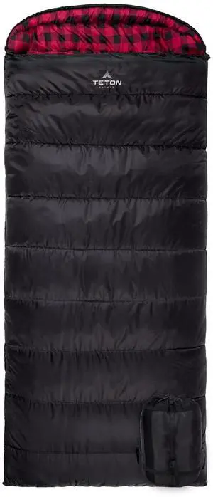 Celsius XXL, 0 Degree Sleeping Bag with Compression Sack, Right Zipper, and SuperLoft Elite Material for Camping and Base Camp, Black Celsius XXL, 0 Degree Sleeping Bag with Compression Sack, Right Zipper, and SuperLoft Elite Material for Camping and Base Camp, Black