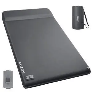 Self Inflating Sleeping Pad with Electric Pump, 3.15" Memory Foam Camping Pad, R-Value 9.5, Built-in Pillow, 4 Season Mat for Tent, Car Camping & RV Self Inflating Sleeping Pad with Electric Pump, 3.15" Memory Foam Camping Pad, R-Value 9.5, Built-in Pillow, 4 Season Mat for Tent, Car Camping & RV