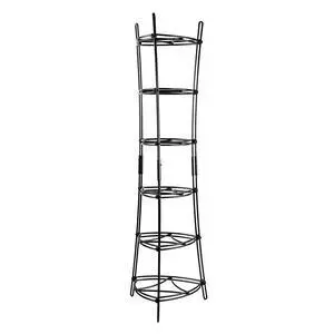 Cookware Storage Tower - 6-Tier - Multi-Tier Storage Rack for Cookware & Accessories - Space-Saving Organizer for Cast Iron, Lids & Kitchen Essentials - Matte Black Cookware Storage Tower - 6-Tier - Multi-Tier Storage Rack for Cookware & Accessories - Space-Saving Organizer for Cast Iron, Lids & Kitchen Essentials - Matte Black