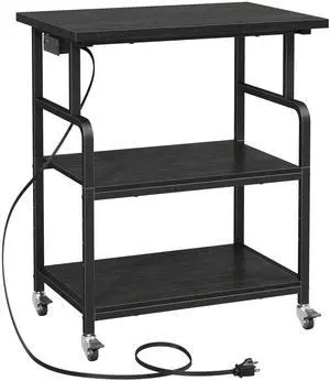 3 Tier Large Printer Stand with Power Outlet/Adjustable Shelf 3 Tier Large Printer Stand with Power Outlet/Adjustable Shelf