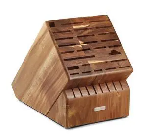 35-Slot Acacia Knife Storage Block 35-Slot Acacia Knife Storage Block
