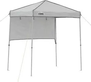 Instant Straight Leg Canopy Tent with Adjustable Sun Wall, 6 ft x 4 ft , Gray Instant Straight Leg Canopy Tent with Adjustable Sun Wall, 6 ft x 4 ft , Gray