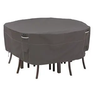 Ravenna Outdoor Weatherproof Table & Chair Set Cover, 94.0" W x D x 23.0" H Ravenna Outdoor Weatherproof Table & Chair Set Cover, 94.0" W x D x 23.0" H