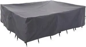 Extra Large Waterproof Patio Furniture Set Cover, 180x96x36, Grey Extra Large Waterproof Patio Furniture Set Cover, 180x96x36, Grey