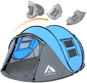 Pop Up Tents for Camping 4 Person Waterproof Popup Tent Camping Easy Up Camping Tents Instant Four Person Tent Easy Pop Up Tents for Camping 4 Person Waterproof Popup Tent Camping Easy Up Camping Tents Instant Four Person Tent Easy
