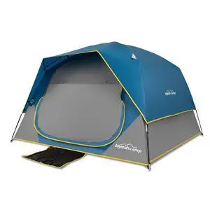 Tents 4 Person Camping Tent, Easy Setup Waterproof Family Tents for Camping, Portable Dome Tent for Outdoor Camping with Rainfly, Carry Bag Deepblue Tents 4 Person Camping Tent, Easy Setup Waterproof Family Tents for Camping, Portable Dome Tent for Outdoor Camping with Rainfly, Carry Bag Deepblue