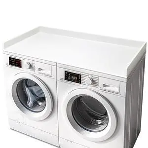 Washer Dryer Countertop, 27.5" x 54" Bamboo Washer and Dryer Countertop for Laundry Room Organization(White) Washer Dryer Countertop, 27.5" x 54" Bamboo Washer and Dryer Countertop for Laundry Room Organization(White)
