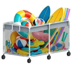 285 Gallon 69" Pool Float Storage XXL Large Outdoor Pool Toy Storage Organizer for Pool Noodles, Toys, Floats, Equipment, Mesh Rolling Pool float Holder for Swimming Accessories, 69Lx33Wx35H Inch 285 Gallon 69" Pool Float Storage XXL Large Outdoor Pool Toy Storage Organizer for Pool Noodles, Toys, Floats, Equipment, Mesh Rolling Pool float Holder for Swimming Accessories, 69Lx33Wx35H Inch