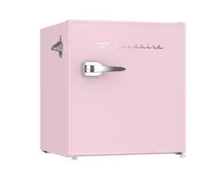 EFR176 1.6 cu. ft. Retro Bar Fridge with Side Bottle Opener (Pink) EFR176 1.6 cu. ft. Retro Bar Fridge with Side Bottle Opener (Pink)