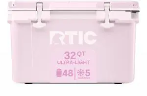 32 QT Ultra-Light Hard Cooler, Pale Pink 32 QT Ultra-Light Hard Cooler, Pale Pink