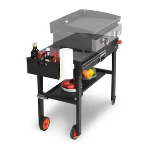 Grill Table for Blackstone Griddle, Portable Grill Cart with Caddy Grill Table for Blackstone Griddle, Portable Grill Cart with Caddy