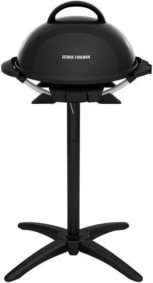 Indoor/Outdoor Electric Grill with Stand, 15-Serving Indoor/Outdoor Electric Grill with Stand, 15-Serving