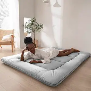 Floor Mattress 4" Thick Full Size Foldable Futon Mattress Floor Mattress 4" Thick Full Size Foldable Futon Mattress