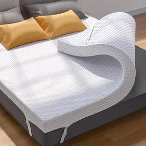 Queen Mattress Topper, 3 Inch Gel Memory Foam Mattress Topper for Pressure Relief, Premium Soft Cooling Sleep, Non-Slip Design with Removable & Washable Cover, Oeko-Tex Certified Queen Mattress Topper, 3 Inch Gel Memory Foam Mattress Topper for Pressure Relief, Premium Soft Cooling Sleep, Non-Slip Design with Removable & Washable Cover, Oeko-Tex Certified