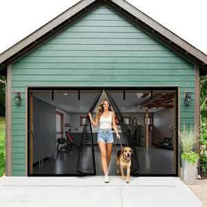 Magnetic Garage Door Screen 14x9ft for 1 2 Car Garage Carport Patio Porch Magnetic Garage Door Screen 14x9ft for 1 2 Car Garage Carport Patio Porch