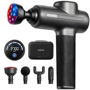 Active 2 Red Massage Gun with 850nm Infrared Heating & 3 Light Modes Active 2 Red Massage Gun with 850nm Infrared Heating & 3 Light Modes