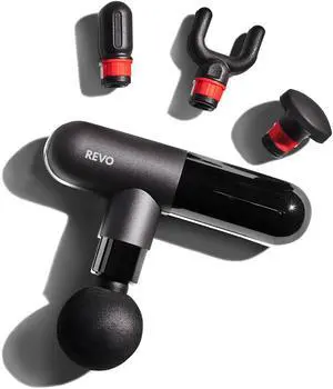 The Pill by REVO - Handheld Deep Tissue Electric Massage Gun with 4 Attachments - Powerful, Sleek, Ergonomic, Lightweight - Compact and Easy to Hold Percussion Muscle Massager The Pill by REVO - Handheld Deep Tissue Electric Massage Gun with 4 Attachments - Powerful, Sleek, Ergonomic, Lightweight - Compact and Easy to Hold Percussion Muscle Massager