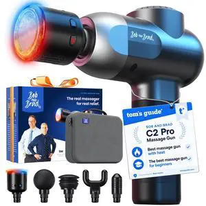 C2 Pro Massage Gun with Heat and Cold Therapy, FSA Eligible & HSA Approved, PT-Developed Deep Tissue Back Massager for Athletes, Men & Women Birthday & Holiday Gifts C2 Pro Massage Gun with Heat and Cold Therapy, FSA Eligible & HSA Approved, PT-Developed Deep Tissue Back Massager for Athletes, Men & Women Birthday & Holiday Gifts