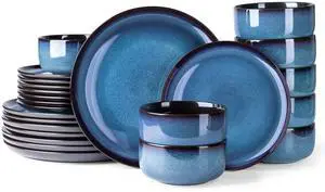 Ceramic Dinnerware Sets for 8,24-Piece Plates and Bowls Set Ceramic Dinnerware Sets for 8,24-Piece Plates and Bowls Set