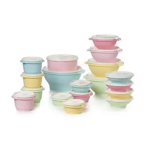 Heritage 36-Piece Vintage Pastel Set (18 Containers + 18 Lids) Heritage 36-Piece Vintage Pastel Set (18 Containers + 18 Lids)