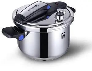 8QT Stainless Steel Pressure Cooker, Olla de presion, Cooking Pressure Cooker, Compatible with Induction and Gas Stovetops, Dishwasher Safe, One-Hand Opening Design 8QT Stainless Steel Pressure Cooker, Olla de presion, Cooking Pressure Cooker, Compatible with Induction and Gas Stovetops, Dishwasher Safe, One-Hand Opening Design