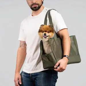 OSKAR & FRIENDS Pet Carrier Tote Bag for Small Dogs & Cats Fully Closable Mesh, Vegan Leather, Sherpa Pad Stylish Dog Purse Carrier for Pets Up to 20 lbs OSKAR & FRIENDS Pet Carrier Tote Bag for Small Dogs & Cats Fully Closable Mesh, Vegan Leather, Sherpa Pad Stylish Dog Purse Carrier for Pets Up to 20 lbs