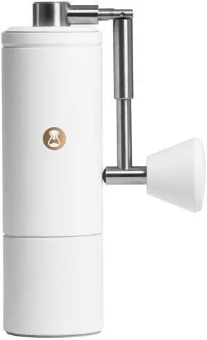 C5 Pro Manual Coffee Grinder with S2C-042 Conical Burr, 0.031mm Precision Adjustment, Expanded Bean Container, All-Metal Portable Hand Coffee Mill for Espresso/French Press/Pour Over - White C5 Pro Manual Coffee Grinder with S2C-042 Conical Burr, 0.031mm Precision Adjustment, Expanded Bean Container, All-Metal Portable Hand Coffee Mill for Espresso/French Press/Pour Over - White