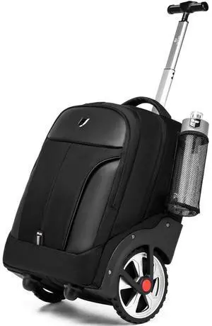 Rolling Backpack,Waterproof Backpack with Wheels for Business and Travel Commuter, Carry on Backpack with Laptop Compartment, Fit 17 Inch Laptop, Wheeled Backpack for Adults Rolling Backpack,Waterproof Backpack with Wheels for Business and Travel Commuter, Carry on Backpack with Laptop Compartment, Fit 17 Inch Laptop, Wheeled Backpack for Adults