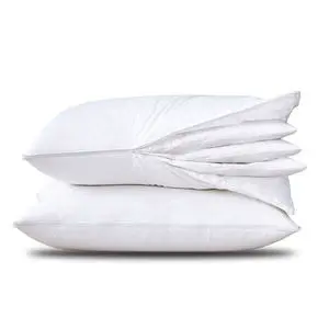 Adjustable Layer Goose Feather Pillow,Assemblable Bed Pillow,100% Soft Cotton Cover,Good for Side and Back Stomach Sleeper, Standard/Queen Size,Packaging Include 2 Pillows. Adjustable Layer Goose Feather Pillow,Assemblable Bed Pillow,100% Soft Cotton Cover,Good for Side and Back Stomach Sleeper, Standard/Queen Size,Packaging Include 2 Pillows.