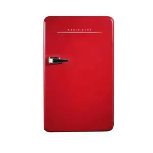 17.5 in. 3.2 cu. ft. Retro Mini Refrigerator in Red, without Freezer 17.5 in. 3.2 cu. ft. Retro Mini Refrigerator in Red, without Freezer