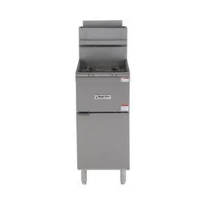 35 Qt. 50 lb. Stainless Steel Commercial Propane Gas Fryer - 120, 000 BTU 35 Qt. 50 lb. Stainless Steel Commercial Propane Gas Fryer - 120, 000 BTU