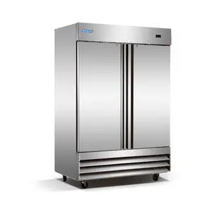 Commercial 48 cu. ft. 2-Door Upright Reach-In Freezer in Stainless Steel Commercial 48 cu. ft. 2-Door Upright Reach-In Freezer in Stainless Steel