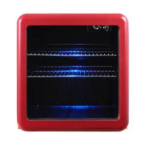 1.7 cu. ft. Retro Mini Beverage Cooler in Red 1.7 cu. ft. Retro Mini Beverage Cooler in Red