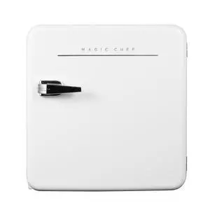 17.5 in. 1.6 cu. ft. Retro Mini Refrigerator in White, without Freezer 17.5 in. 1.6 cu. ft. Retro Mini Refrigerator in White, without Freezer