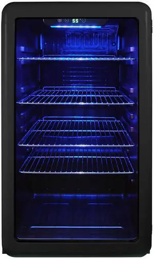 3.4 cu. ft. Retro Beverage Cooler, in Black 3.4 cu. ft. Retro Beverage Cooler, in Black