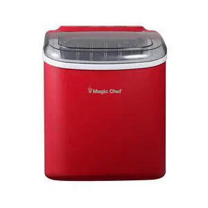 27 lb. Portable Countertop Ice Maker in Red 27 lb. Portable Countertop Ice Maker in Red