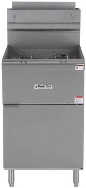 52 Qt. 70 lb. Stainless Steel Commercial Natural Gas Fryer - 150, 000 BTU 52 Qt. 70 lb. Stainless Steel Commercial Natural Gas Fryer - 150, 000 BTU