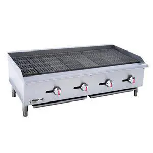 48 in. Commercial Countertop Radiant Charbroiler in Stainless Steel 48 in. Commercial Countertop Radiant Charbroiler in Stainless Steel