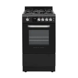 20 in. 4-Burner Freestanding Gas Range in Black 20 in. 4-Burner Freestanding Gas Range in Black