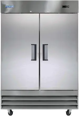 Commercial 54 in. 48 cu. ft. Frost Free 2 Door Freezer in Stainless Steel Commercial 54 in. 48 cu. ft. Frost Free 2 Door Freezer in Stainless Steel